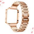 thumbnail image 2 of EeaseMX Correa de reloj elegante, correa de repuesto única, accesorio compatible con Fitbit Blaze con marco (oro rosa)., 2 of 7