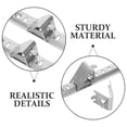thumbnail image 3 of OULII Refrigerator Shelf Support Bar Silver Heavy-Duty Stainless Steel for Storage 1Set, 3 of 8