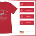 thumbnail image 6 of Ford Motor Co Bronco Detroit MI V-Neck T-shirt Vintage Truck Since 1966 4x4 Off Road Adventure Classic Car Fan Tee, 6 of 7