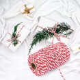 thumbnail image 3 of Xingzhi Widely Used Cotton Ribbon String Rope For All Occasions ECO-friendly Dark Red + White 1Set, 3 of 6