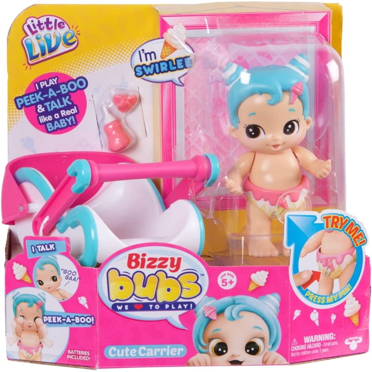 Little Live Pets, Bizzy Bubs Swirlee & Carrier, 1.5