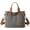 Grey, variant on Women's Small Canvas Tote Purses Casual Multi-pocket Shoulder Crossbody Bag Everyday Handbags