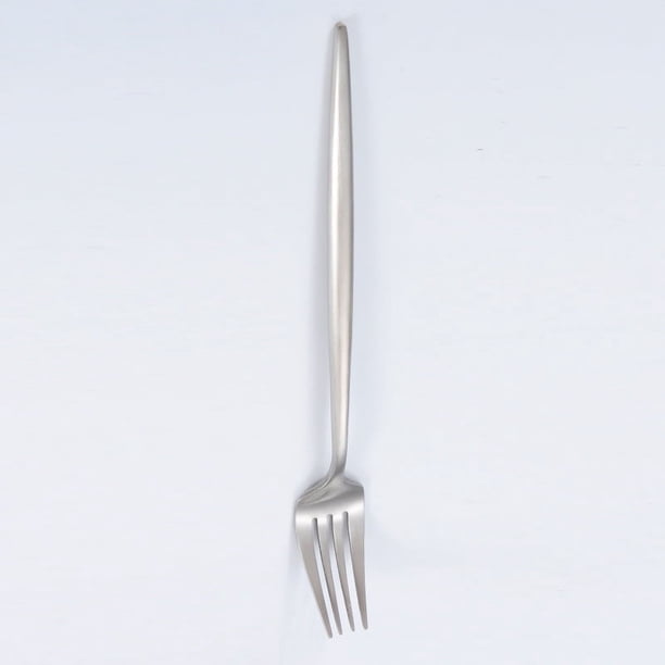 Zhuge piezas de tenedores de cena, tenedores de cubiertos de acero inoxidable, tenedores de cubiertos modernos, plateados A