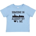 thumbnail image 3 of Inktastic Albany New York Skyline Someone Loves Me Boys or Girls Baby T-Shirt, 3 of 5