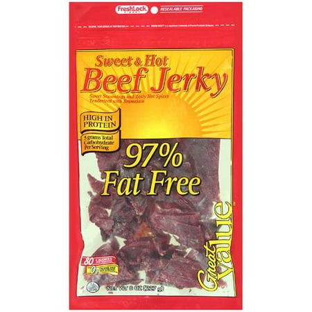 Great Value: Sweet & Hot Beef Jerky, 8 oz