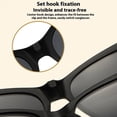 thumbnail image 4 of Maytalsory Hommes Femmes Pince Magnétique pour Lunettes de Soleil Anti-Adsorption Colorée Pièce Suspendue Éblouissement Conduite Lunettes de Vue Lunettes Hommes Ronde Pince pour Lunettes, 4 of 6