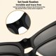 thumbnail image 5 of Guardurnaity Gafas de sol magnéticas con clip para hombre y mujer, antideslumbrantes, para conducir, redondas, con clip Cadenas y cordones para anteojos 2340D, 5 of 6