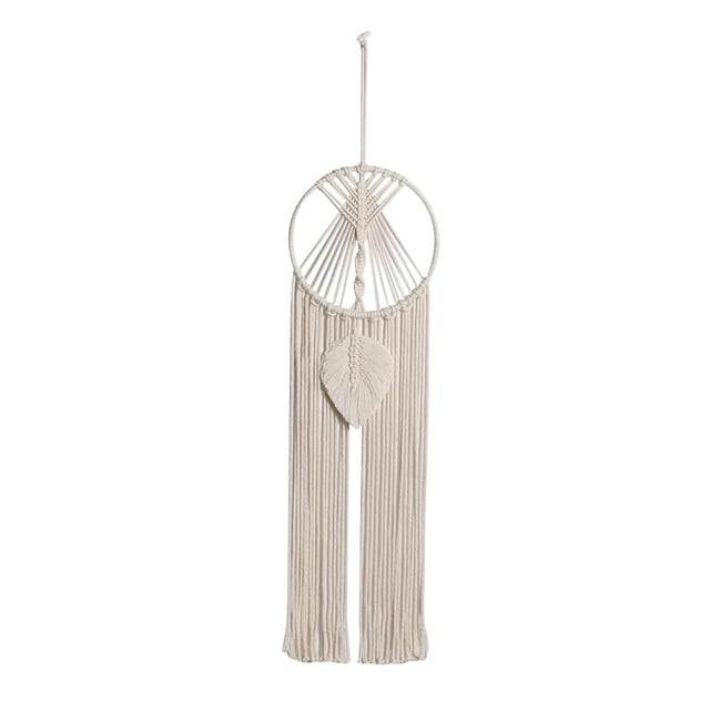 Decoraciones tejidas para colgar en la pared, atrapasueños hechos a mano con forma de hoja, regalos colgantes tejidos para niñas, bodas, decoración de habitación para niñas adolescentes