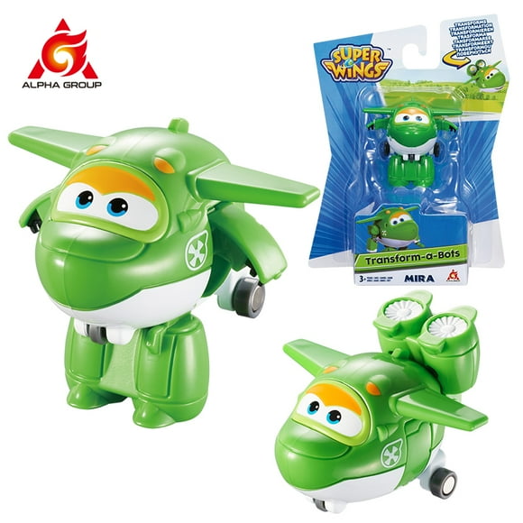 36 Types Super Wings Échelle 2” Mini Anime Transformable Avion Robot de Déformation Figurines d'Action Jouets de Transformation pour Enfants Cadeaux