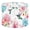 Color 4, variant on Linen Drum Lampshades Abstract Black Pink Floral Hummingbirds Flowers Leaves Pink 13"x13"x10" Light Shade for Table Lamps Floor Lamps Drum Lamp Shades Lampshade Replacement Assembly Required
