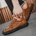 thumbnail image 4 of Men's Vintage Full Grain Leather Hand Stitched Outdoor Hiking Shoes, 4 of 4