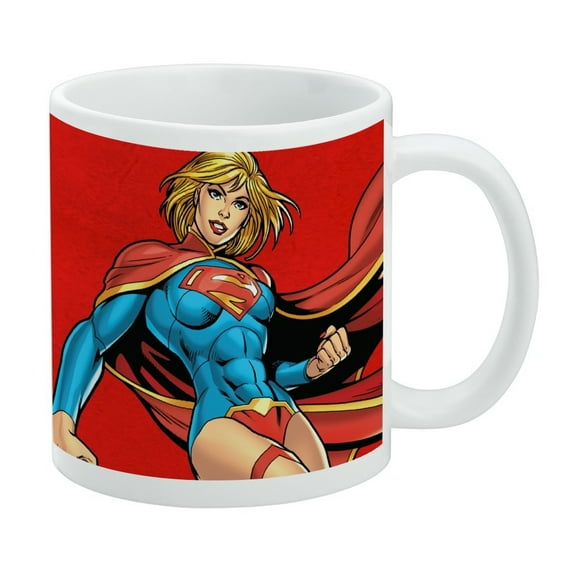Superman Supergirl Character White Mug