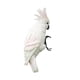 thumbnail image 4 of Estatuilla de resina para pájaros, decoración artística para patio, escultura de animales, figuritas para césped, loros Blanco Cola estatua de loro, 4 of 8