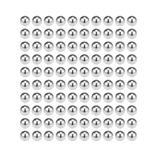 Uxcell Billes de Roulement en Acier Inoxydable 304 Précision G100 1mm