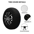 thumbnail image 2 of Bingfone Hot Dog 1 pour Housse de Pneu de Rechange Protecteurs de Roues Universels Résistants aux Intempéries pour Remorque de Voyage RV SUV Camion-16 Pouces, 2 of 6