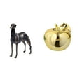 thumbnail image 1 of Estatua de perro de resina,Estatua de perro de resina con forma de animal,Escultura coleccionable para escritorio,decoración del hogar,Estatua decorativa,Escultura de frutas para decoración, 1 of 8