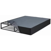 Signature Design by Ashley 10 Mattress Box Spring with Metal Foundation, King, Black