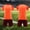 Orange, variant on ITSAME Boys Soccer Jersey Set 2-Piece, Quick-Dry Crewneck Tops and Shorts Performance Football Outfits Green Size 14-15