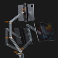 thumbnail image 3 of facefd Support de Téléphone Réglable en Alliage d'Aluminium Portable Réutilisable pour Maison Dortoir Tablette Lit Support pour Tablettes Ordinateur Portable Argent Argent, 3 of 6