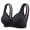 Black, variant on Breast Feeding Bras for Women Women Sexy Plus Size Solid Color Steel Ring Non-Magnetic Buckle Underwear Brasp Yoga Sports Bra Sexy Maid lingerie for Women