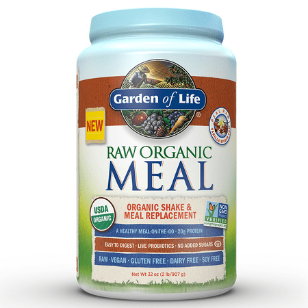 Garden of Life Raw Organic Meal Replacement Shake Powder, Vanilla Chai, 2.0lb, 32.0oz