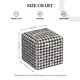 thumbnail image 4 of Fotbe Black And White Houndstooth Porta Pañuelos Decorativo de Cuero, Caja Cuadrada Moderna para Pañuelos Faciales, Organizador y Dispensador 5x5x5'', 4 of 7