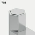 thumbnail image 4 of VIGO Nova Single Handle Single-Hole Bathroom Faucet Set with Deck Plate in Chrome, 4 of 10