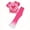 R31 Pink, variant on Toddler Girls Outfit Set Crew Neck Short Sleeve Love Heart Print Tops With Flared Pants Summer Dailywear Casual Fashion Girls Clothes Set Size 9-10 Years Purple