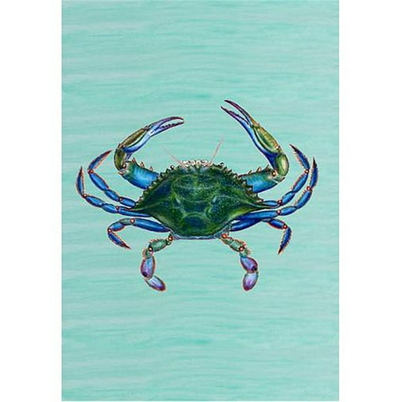 Betsy Drake FL005 12.5 x 18 in. Male Blue Crab Flag