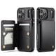 thumbnail image 2 of Funda para iPhone 17 Pro Max con tarjetero, tipo cartera para hombre y mujer con bloqueo RFID, de piel resistente, con cierre magnético y función atril, a prueba de golpes, 2 of 10