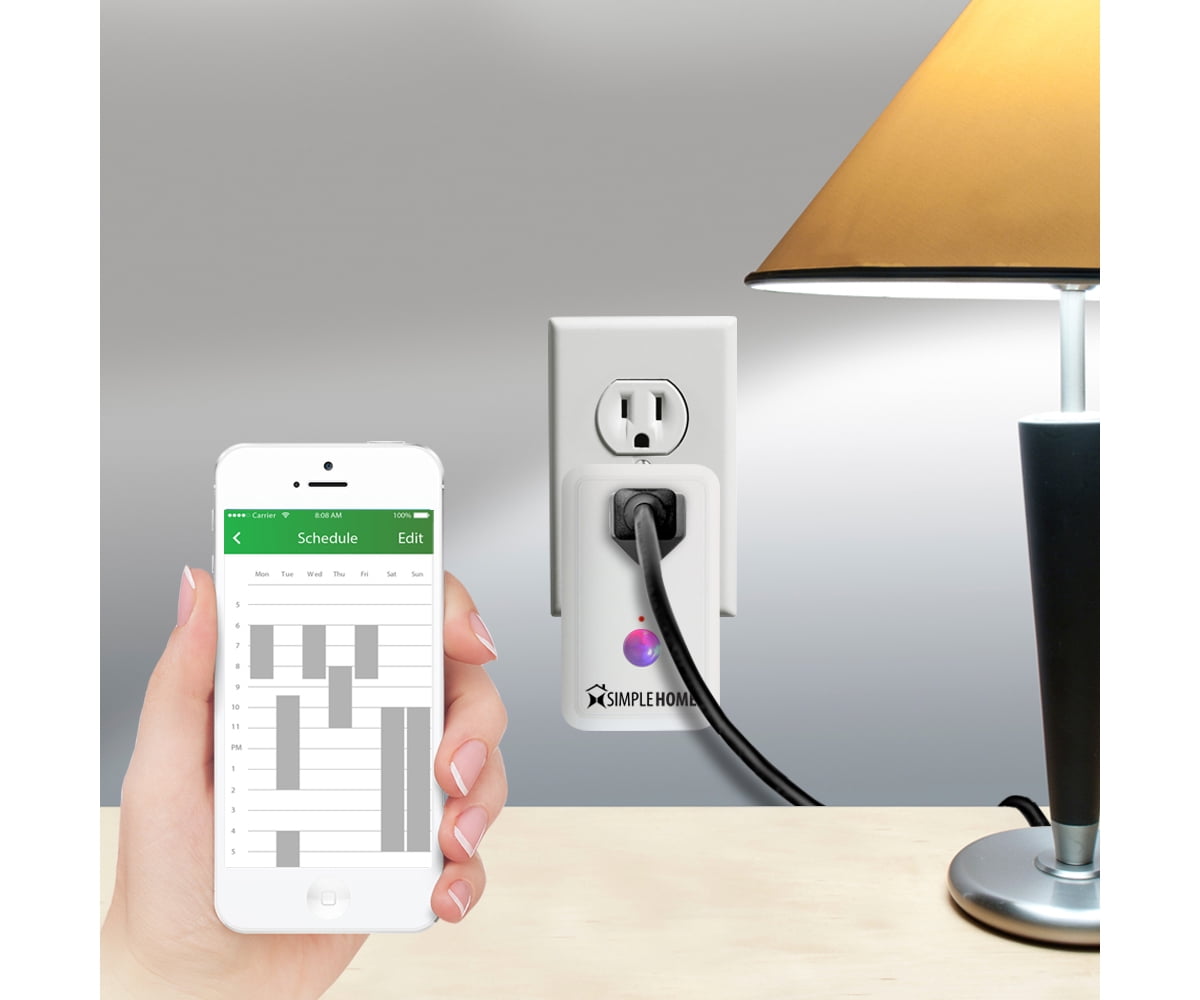 Simple Home Smart WiFi Controlled Wall Outlet Walmart Canada