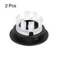 thumbnail image 3 of 2Pack 22.5mm Sink Trim Overflow Cover Ring Hole Insert in Round Caps Black, 3 of 5