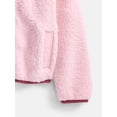 thumbnail image 3 of Ozark Trail Girls Fleece Jacket with Long Sleeves, Sizes 4-18 & Plus, 3 of 3
