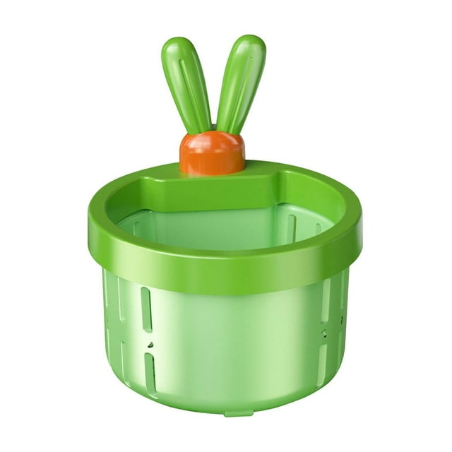Hearth & Gear Cute Rabbit Shaped Kitchen Strainer Clog Food Waste Drain Catcher For Drains (7.5cm/2.95in Multiple Colors) Basin Racks Rubber Coated Fits in Board for Kitchen Counter Faucet Rack Soap
