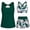 Green, variant on 3 Piece Tankini Swimsuits - Tummy Control Tank Top with Bra Modest Bathing Suit Boyshorts Bottom 2026 Pink XXL