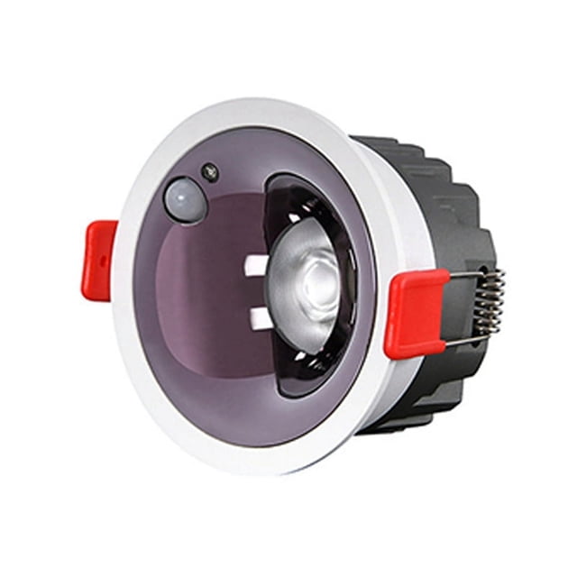 Foco de inducción anti-LED estrecho empotrado ultrafino de 9 W para iluminación de comedor, oficina, dormitorio, 4000 K