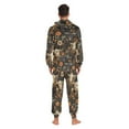 thumbnail image 7 of joogoo Highland Cows Flower Unisex Adults Onesies Pajamas Jumpsuits L, 7 of 7