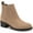 Beige, variant on Womens Gladyy Faux Suede Ankle Ankle Boots