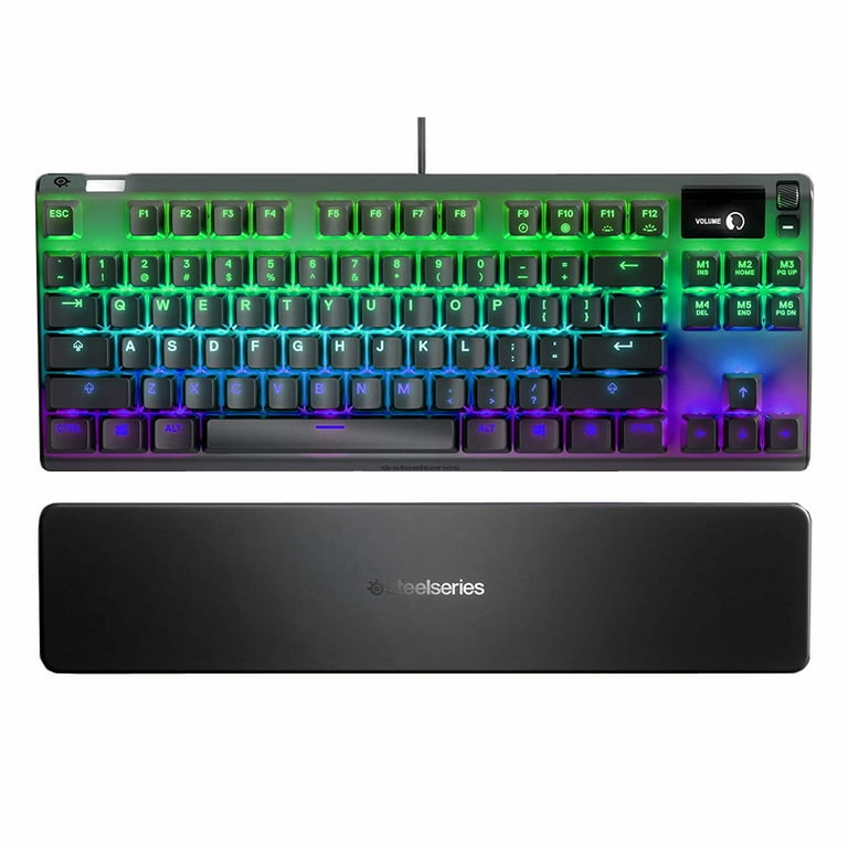 SteelSeries Apex 7 Tkl Compact Mechanical Gaming Keyboard, Blue Switch 