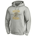 thumbnail image 2 of Men's Heather Gray Boston Bruins Heritage Pullover Hoodie, 2 of 3