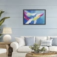 thumbnail image 3 of Stupell Industries Contemporary Breaching Humpback Whale Black Floating Frame Canvas Art, 31 x 21, by Chromatic Storm Studio, 3 of 8