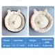 thumbnail image 3 of Methold Cama para gatos Fácil de cuidar para espacios pequeños Tela y algodón Potable Cama cálida para dormir para mascotas Gato de fieltro Perchas para gatos rosa METRO, 3 of 6