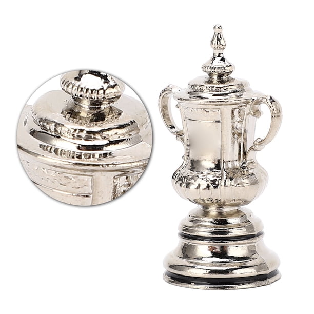 Modelo de la Copa de Trofeos de Fútbol, Los fanós de los fanáticos del Trofeo de fútbol Adornos de metal Compáctoo Altamento simulado para estantería