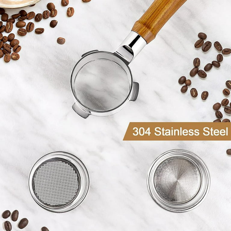 NEOUZA Espresso Bottomless Porte-filtre 51mm Compatible avec DeLonghi  Dedica EC680/EC685/EC785/EC820/EC850/EC860 Machine à Café Smeg, Acier  Inoxydable, Palissandre Premium : : Cuisine et Maison