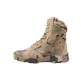thumbnail image 3 of Frontwalk Unisex Hiking Booties Camouflage Military Tactical Boot Lace Up Combat Boots Camping Lightweight Outdoor Shoes Mens High Top Desert Bootie Green Camouflage 8, 3 of 9
