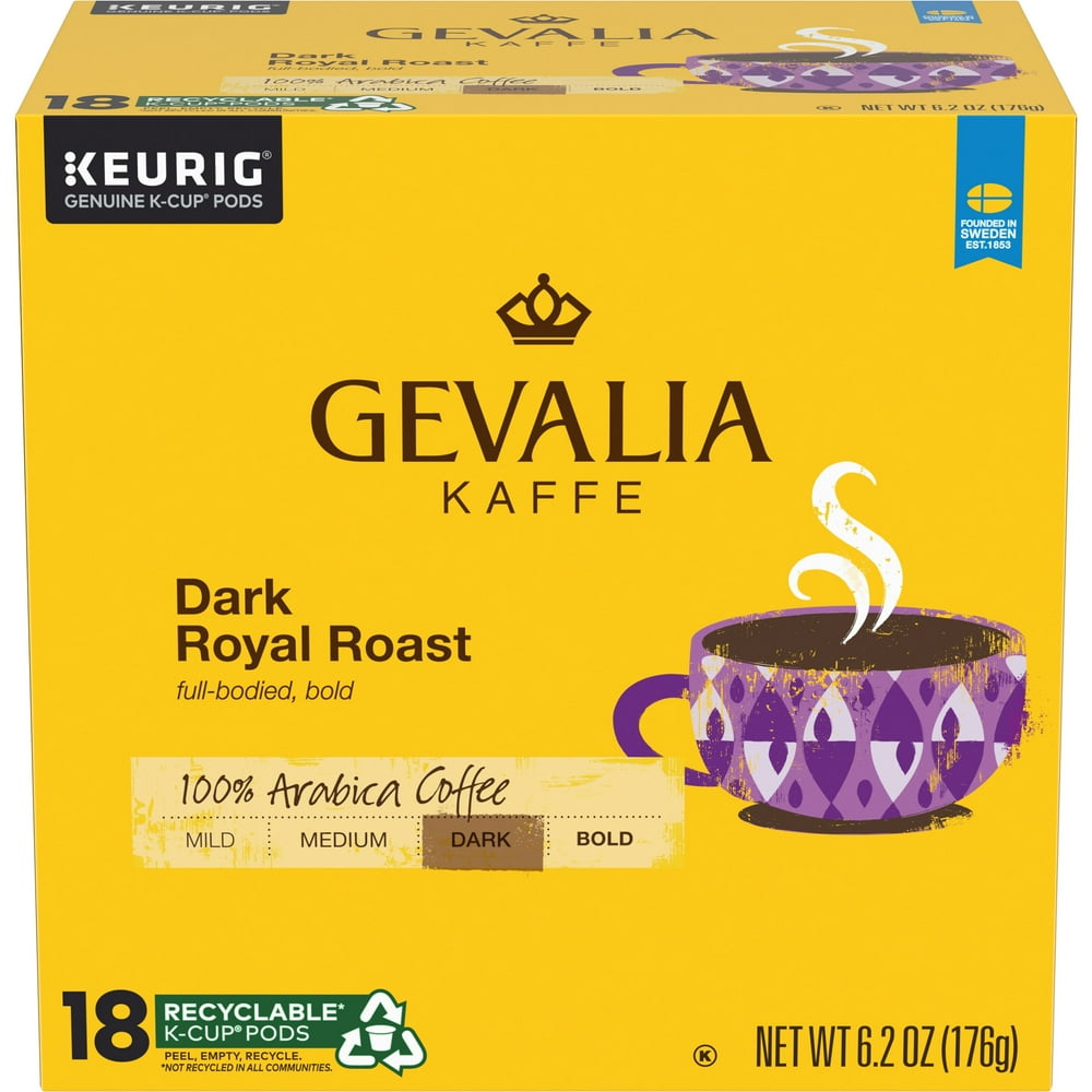 Gevalia Dark Royal Roast Dark Roast KCup® Coffee Pods, 18 ct Box