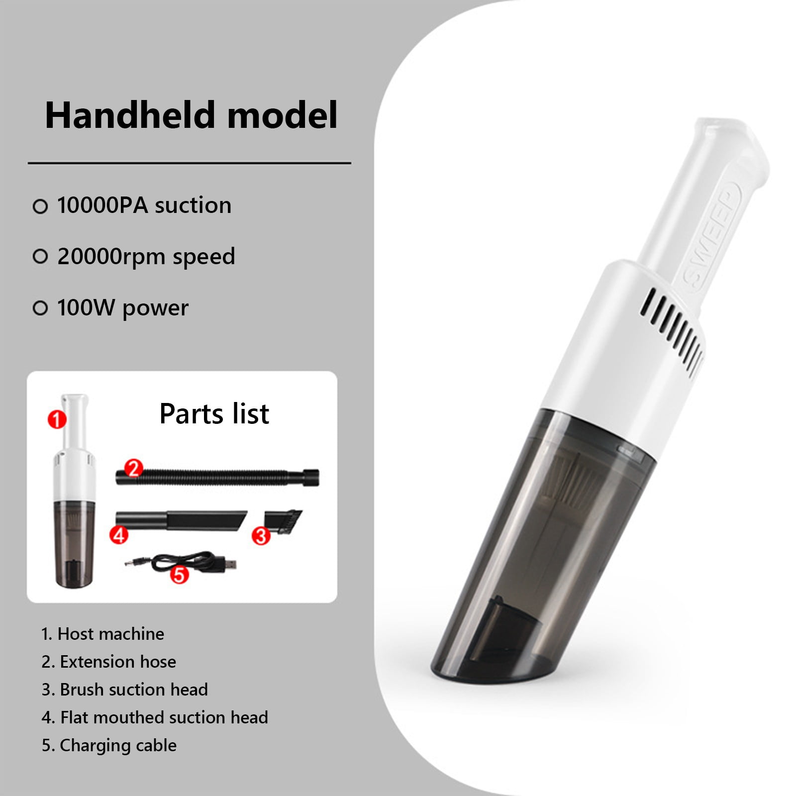 UP TO 70% OFF! YZEGDCH Cordless Vacuum Cleaner for Home 40000Pa/450W Stick Vacuum, Charging Wall Dock Vacuum Cleaners for Home/Pet Hair/Carpets/Floors/Sofa