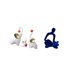 thumbnail image 5 of Esculturas de elefantes,Estatuas de elefantes,decoración del hogar,artesanías de cerámica,Figuras de elefantes familiares Adornos de escritorio,Figura de pensador abstracto,Estatua de, 5 of 8