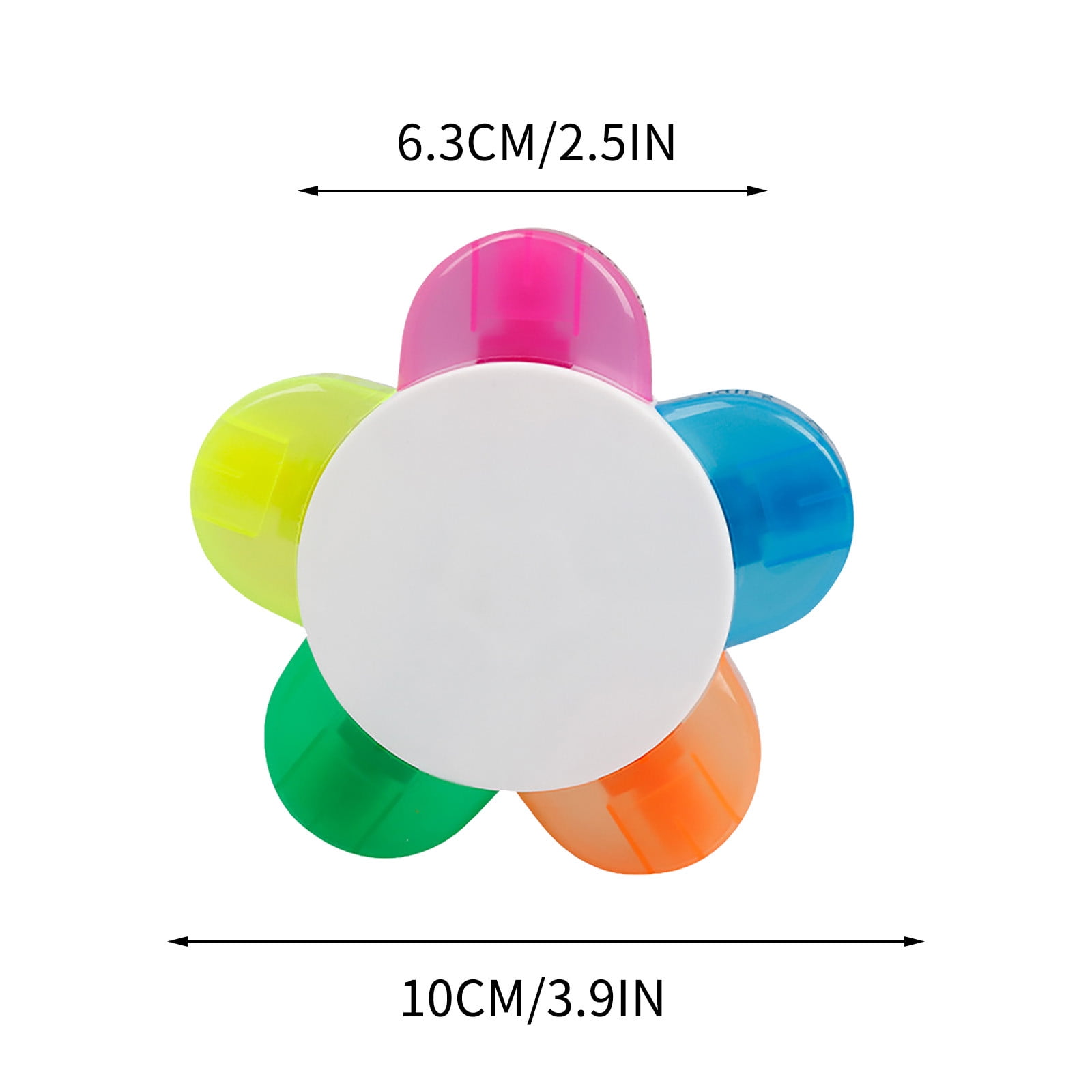 Five Pointed Star Highlighter Star 5-Color Student Marker Pen 5Ml