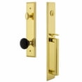 thumbnail image 3 of Grandeur Carre Single Cylinder Handleset with D Grip and Coventry Knob, 3 of 5